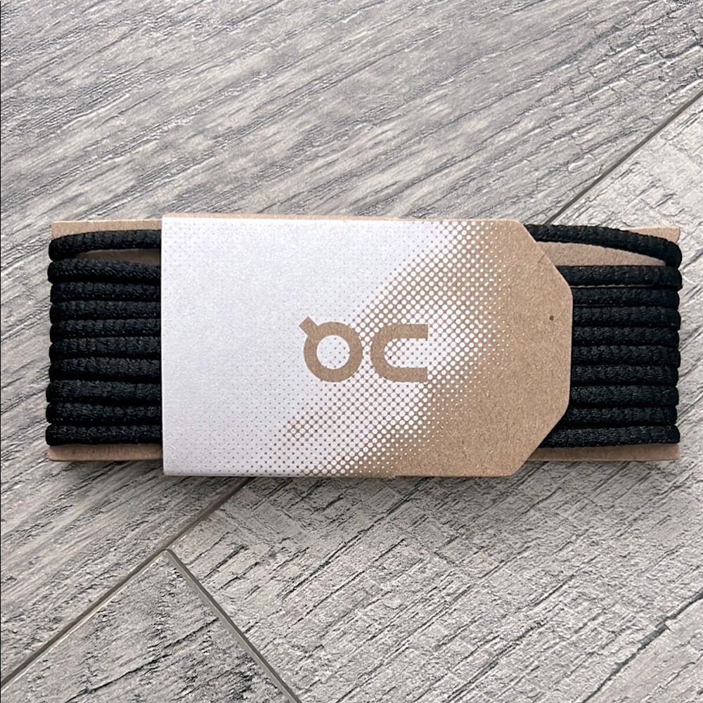 OC OnCloud Black Shoelaces NEW